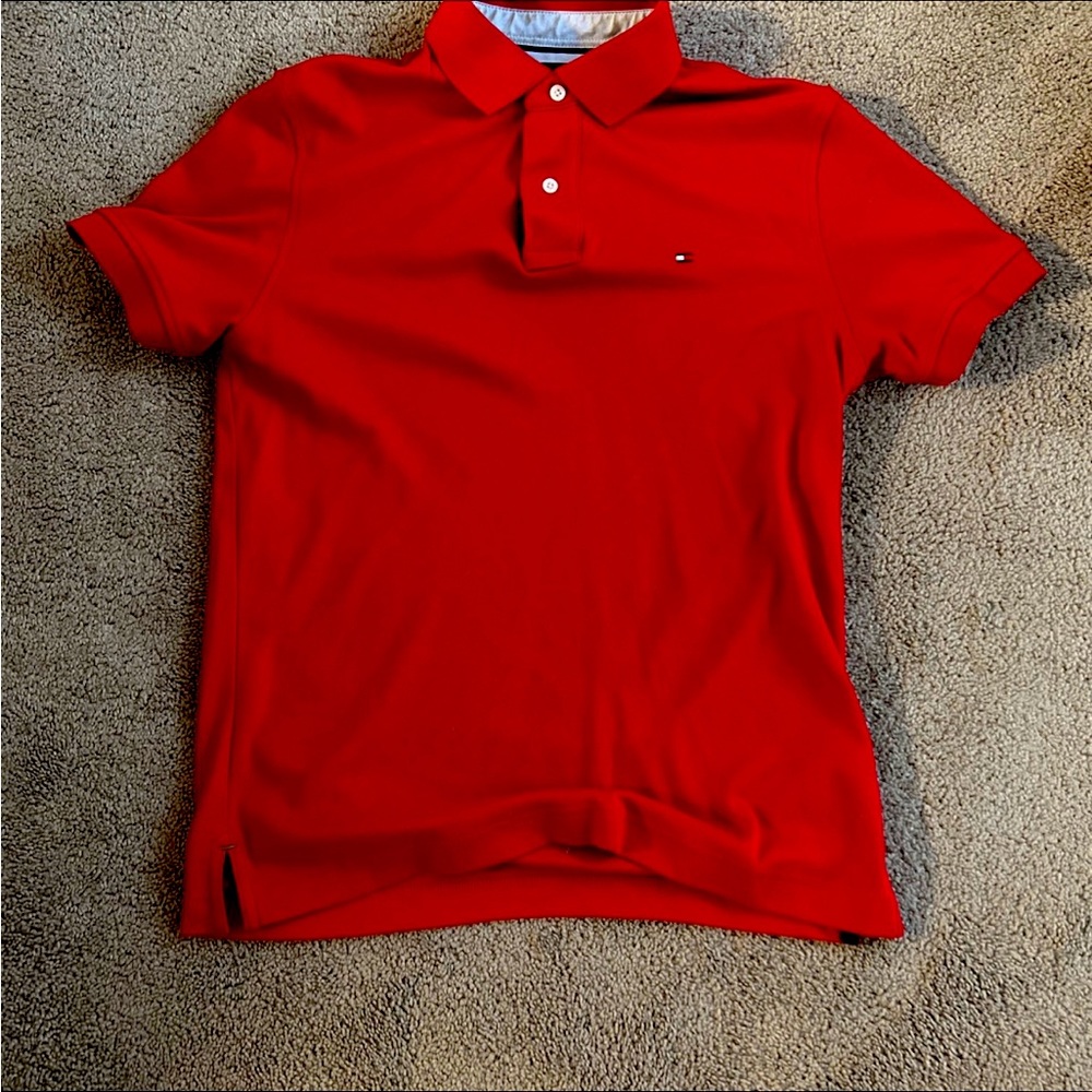 Tommy Hilfiger Red Polo